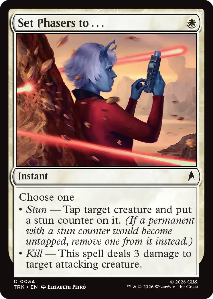 2026 Magic: The Gathering Star Trek 2026 Magic: The Gathering Star Trek #34 trading card