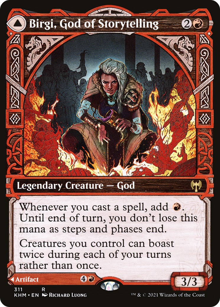 Birgi, God of Storytelling // Harnfel, Horn of Bounty - Image 1