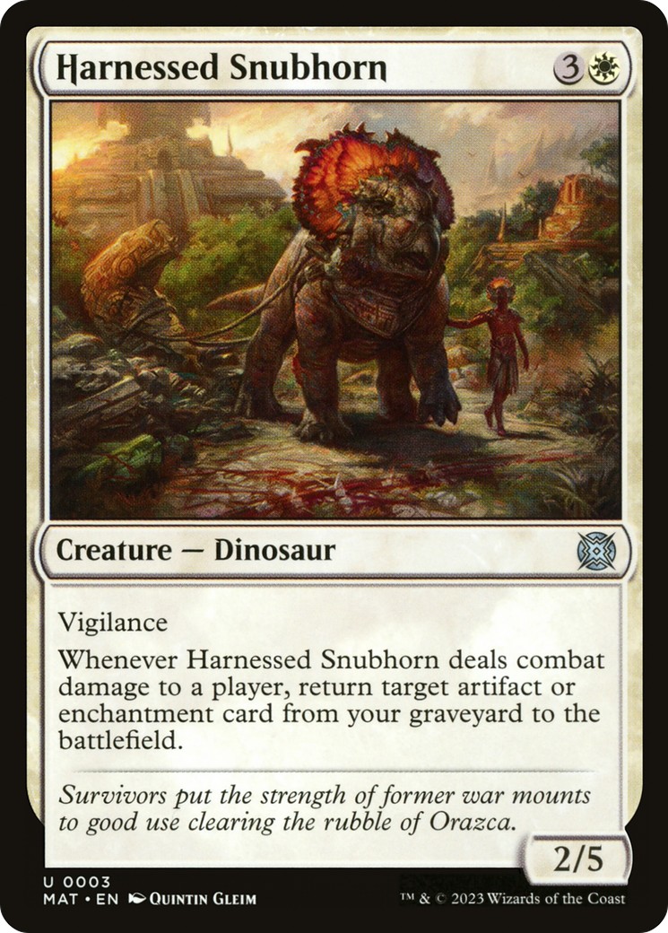 Harnessed Snubhorn - Image 1
