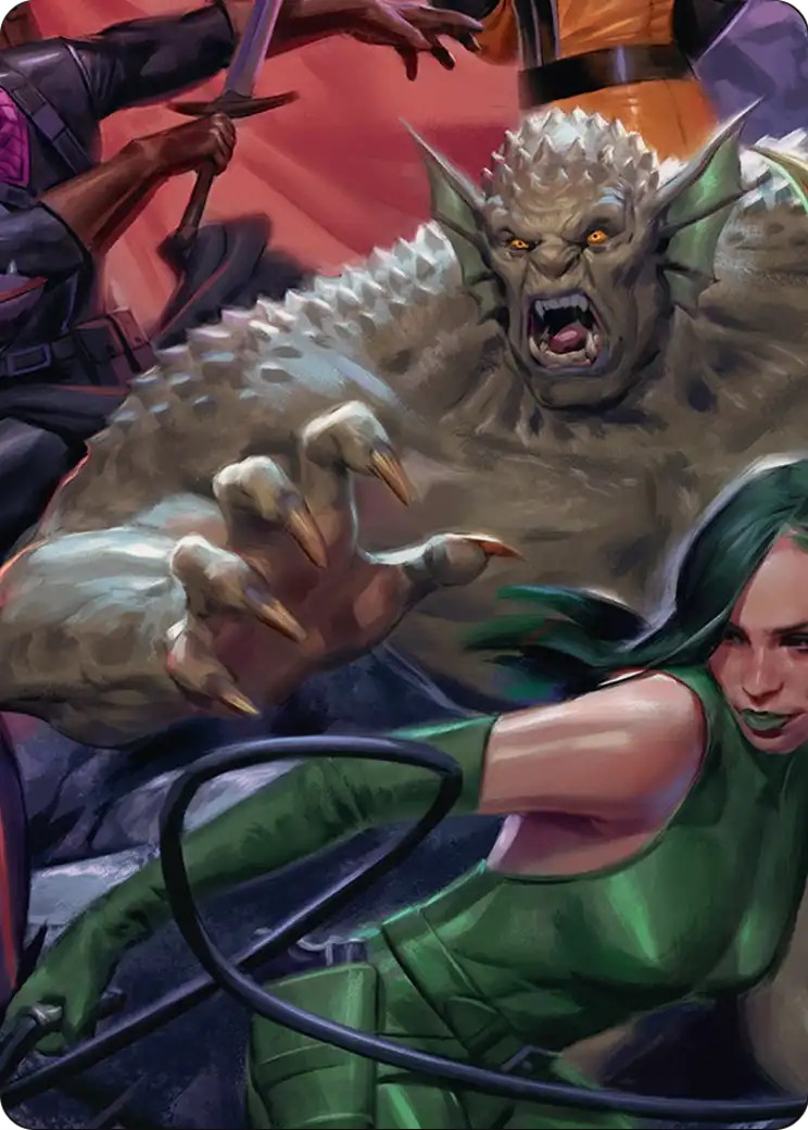 2026 Magic: The Gathering Marvel Super Heroes Art Series Abomination, Irradiated Brute // Abomination, Irradiated Brute #11b