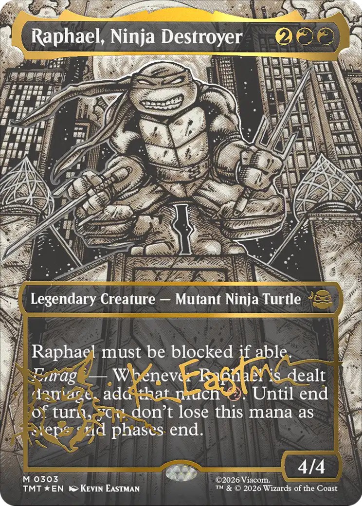 2026 Magic: The Gathering Teenage Mutant Ninja Turtles 2026 Magic: The Gathering Teenage Mutant Ninja Turtles #303 trading ca