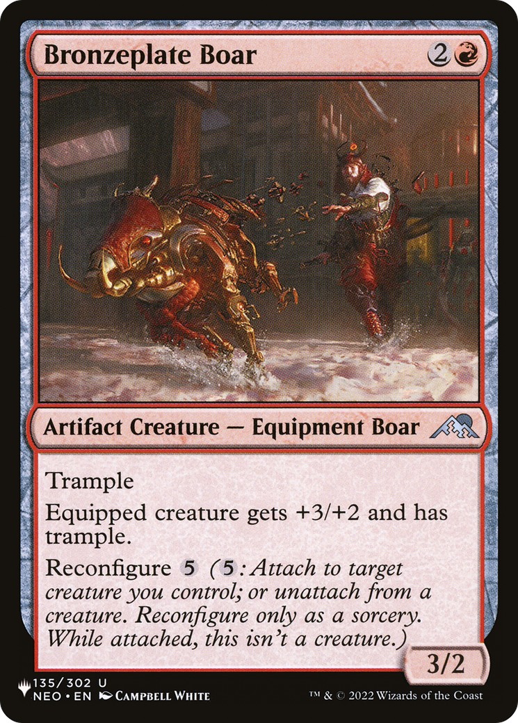 Bronzeplate Boar - Image 1