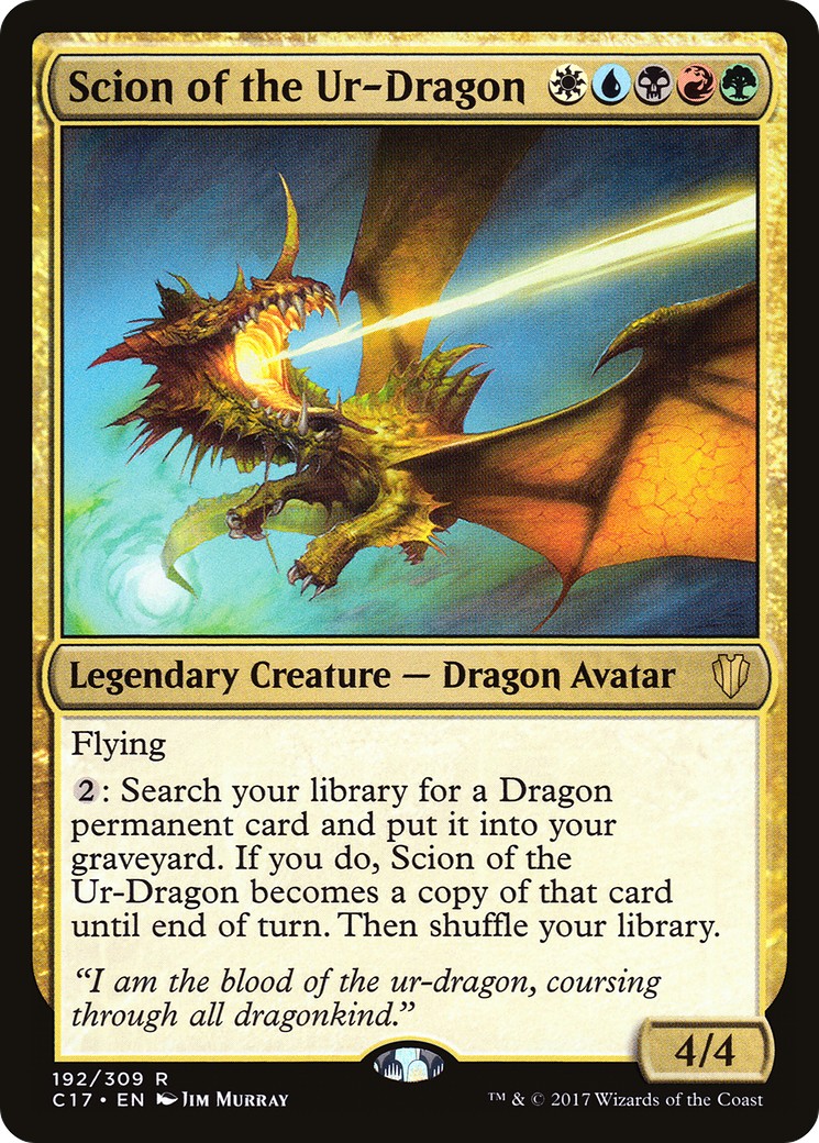 2017 Magic: The Gathering Commander 2017 Magic: The Gathering Commander #192 trading card