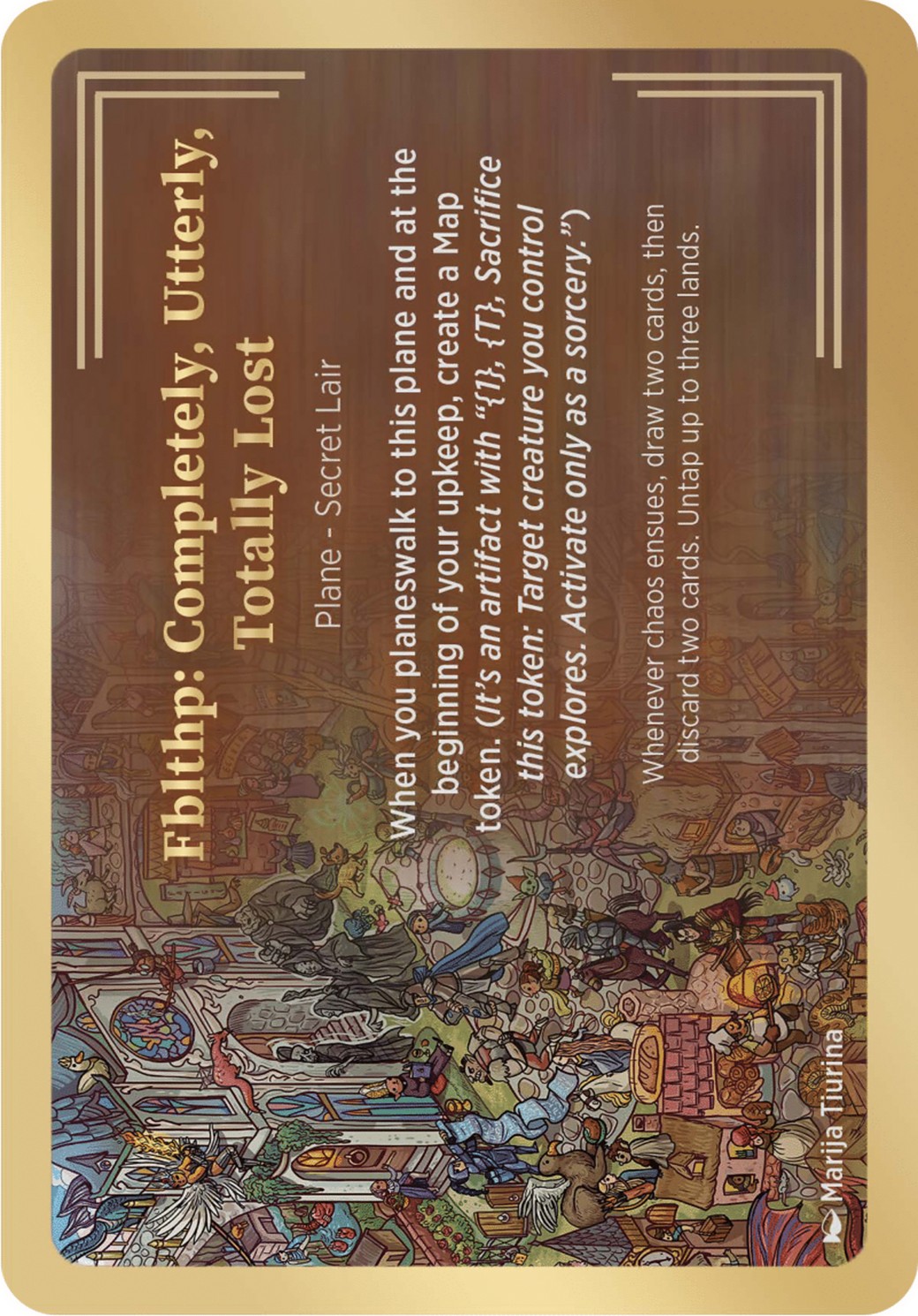2025 Magic: The Gathering Secret Lair Showcase Planes Fblthp: Completely, Utterly, Totally Lost #2 trading card