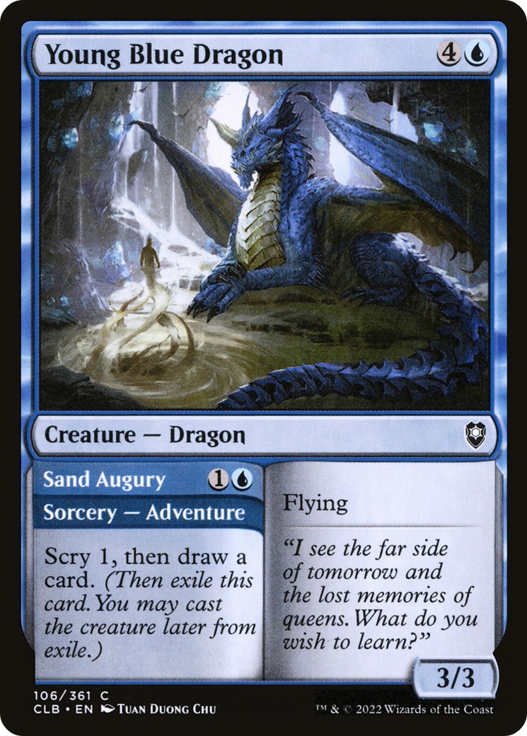 Young Blue Dragon // Sand Augury - Image 1