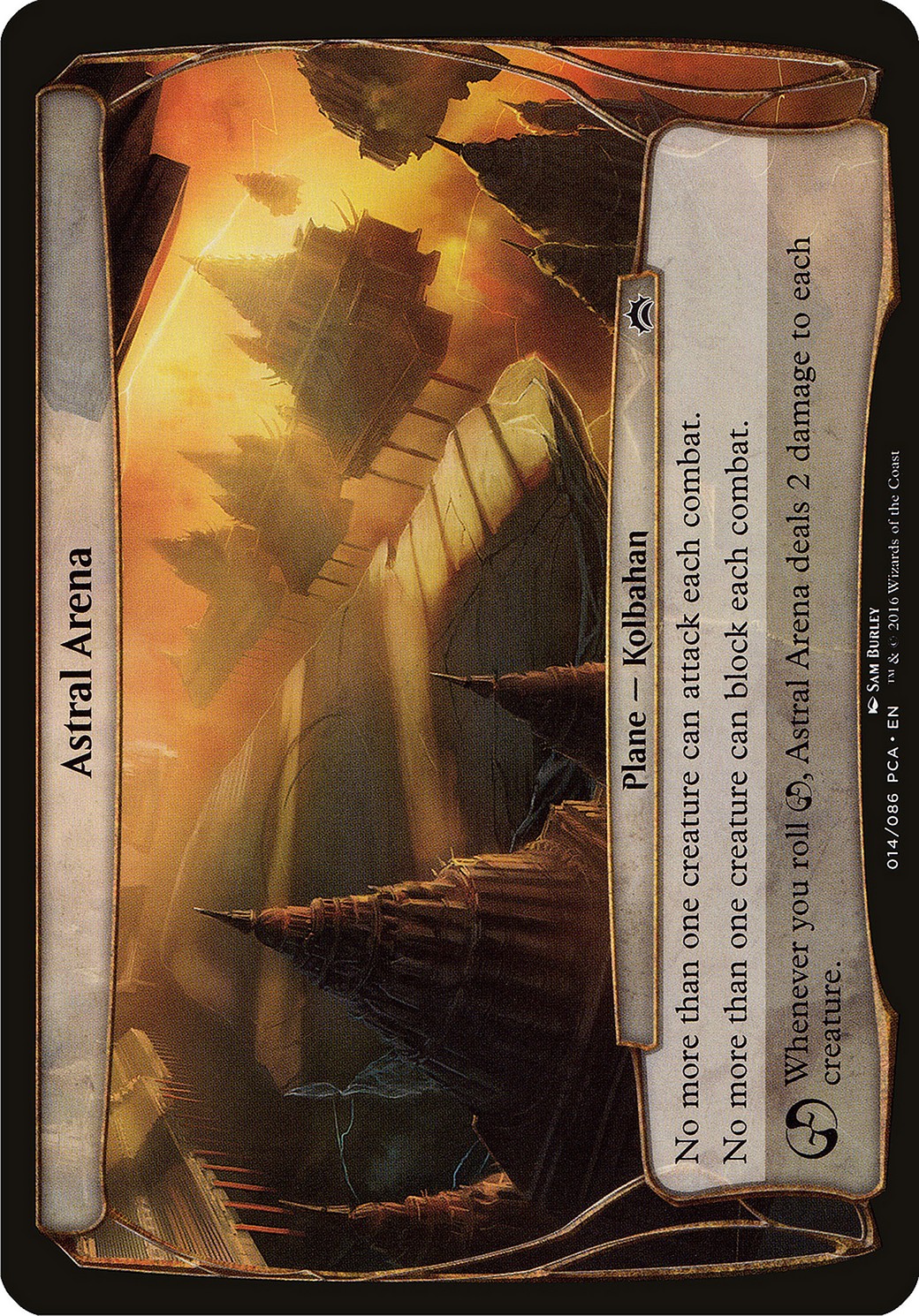 2016 Magic: The Gathering Planechase Anthology Planes 2016 Magic: The Gathering Planechase Anthology Planes #14 trading card