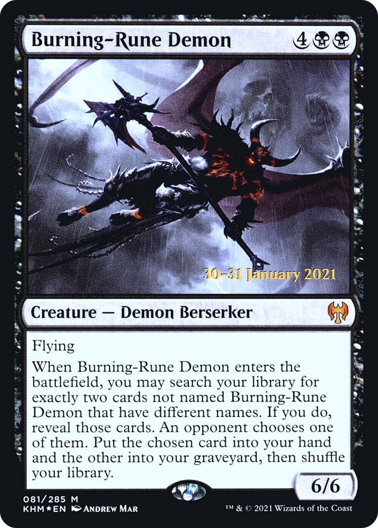 2021 Magic: The Gathering Kaldheim Promos 2021 Magic: The Gathering Kaldheim Promos #81s trading card
