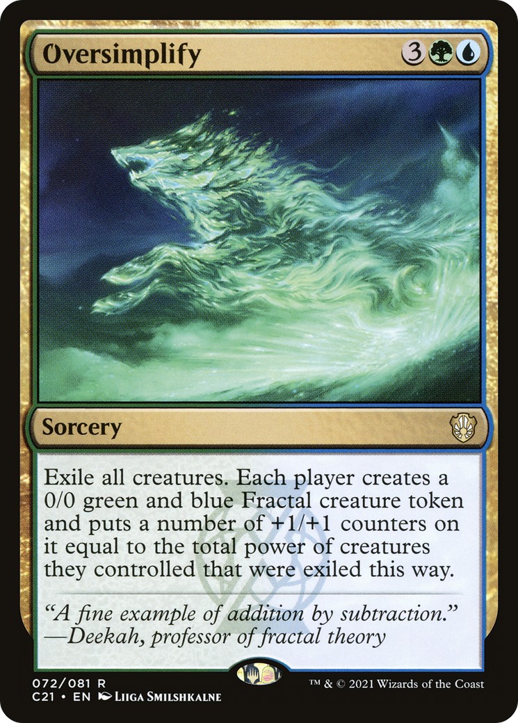 2021 Magic: The Gathering Commander 2021 Magic: The Gathering Commander #72 trading card