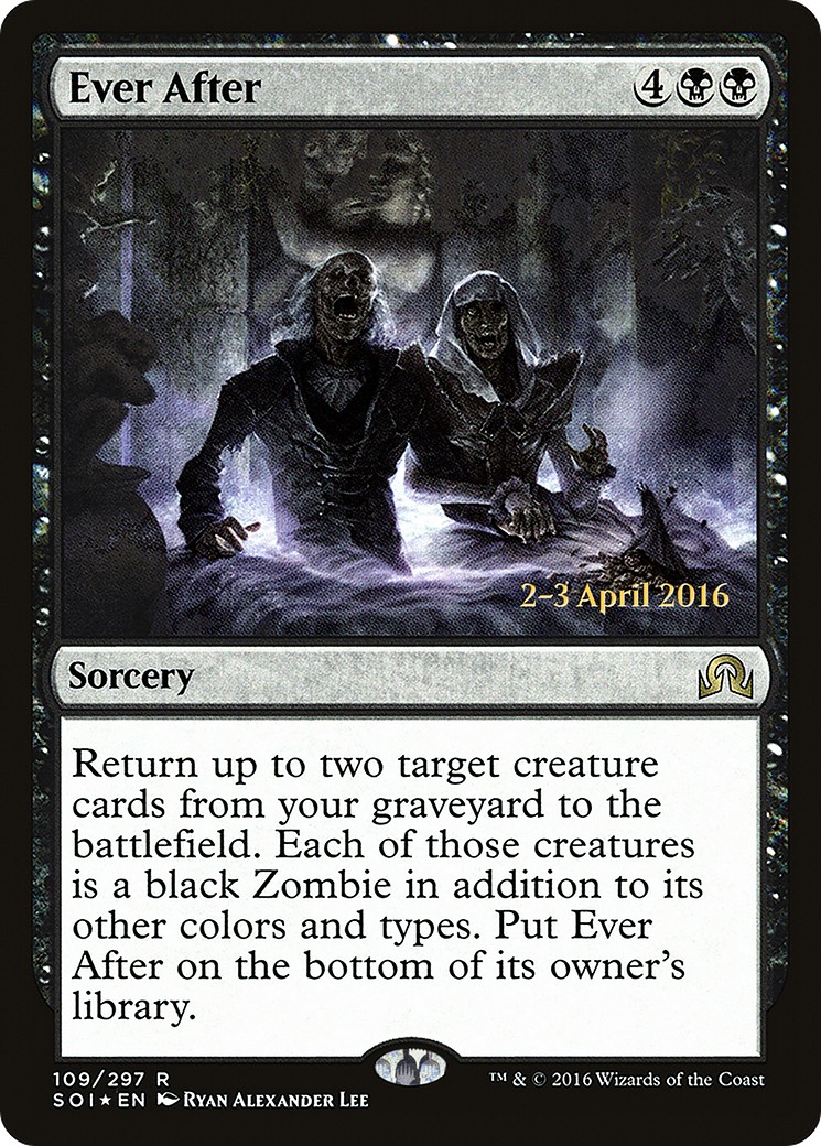 2016 Magic: The Gathering Shadows over Innistrad Promos Ever After #109s trading card