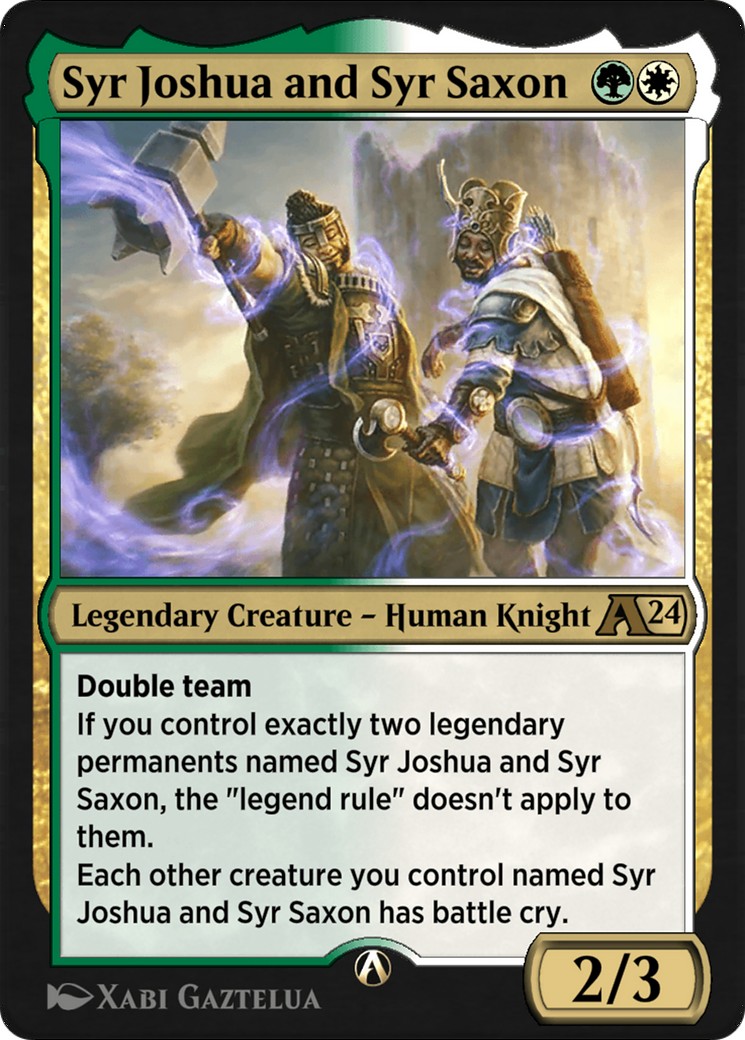 Syr Joshua and Syr Saxon - Image 1