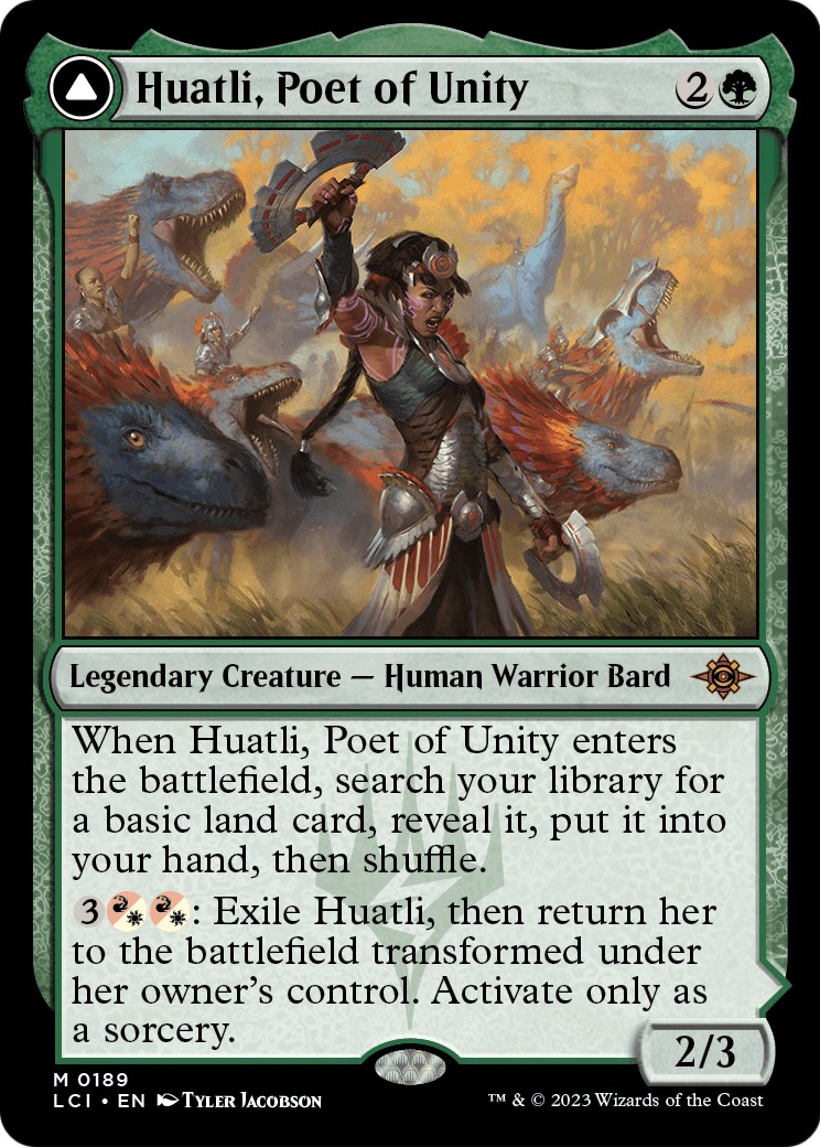 Huatli, Poet of Unity // Roar of the Fifth People - Image 1