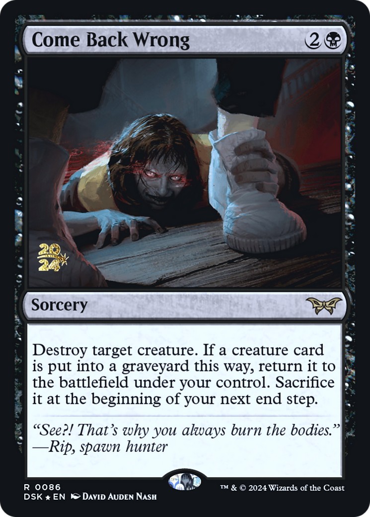 2024 Magic: The Gathering Duskmourn: House of Horror Promos 2024 Magic: The Gathering Duskmourn: House of Horror Promos #86s