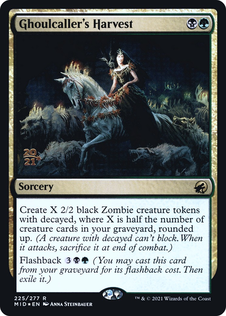 2021 Magic: The Gathering Innistrad: Midnight Hunt Promos 2021 Magic: The Gathering Innistrad: Midnight Hunt Promos #225s tra