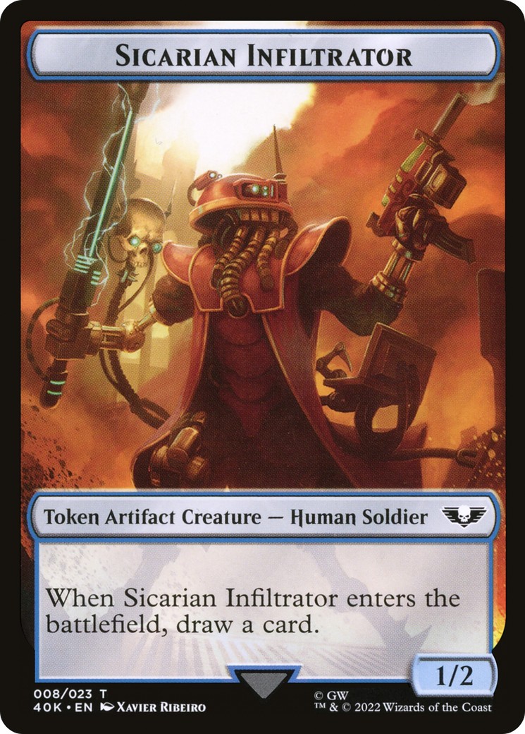 2022 Magic: The Gathering Warhammer 40,000 Tokens 2022 Magic: The Gathering Warhammer 40,000 Tokens #8 trading card
