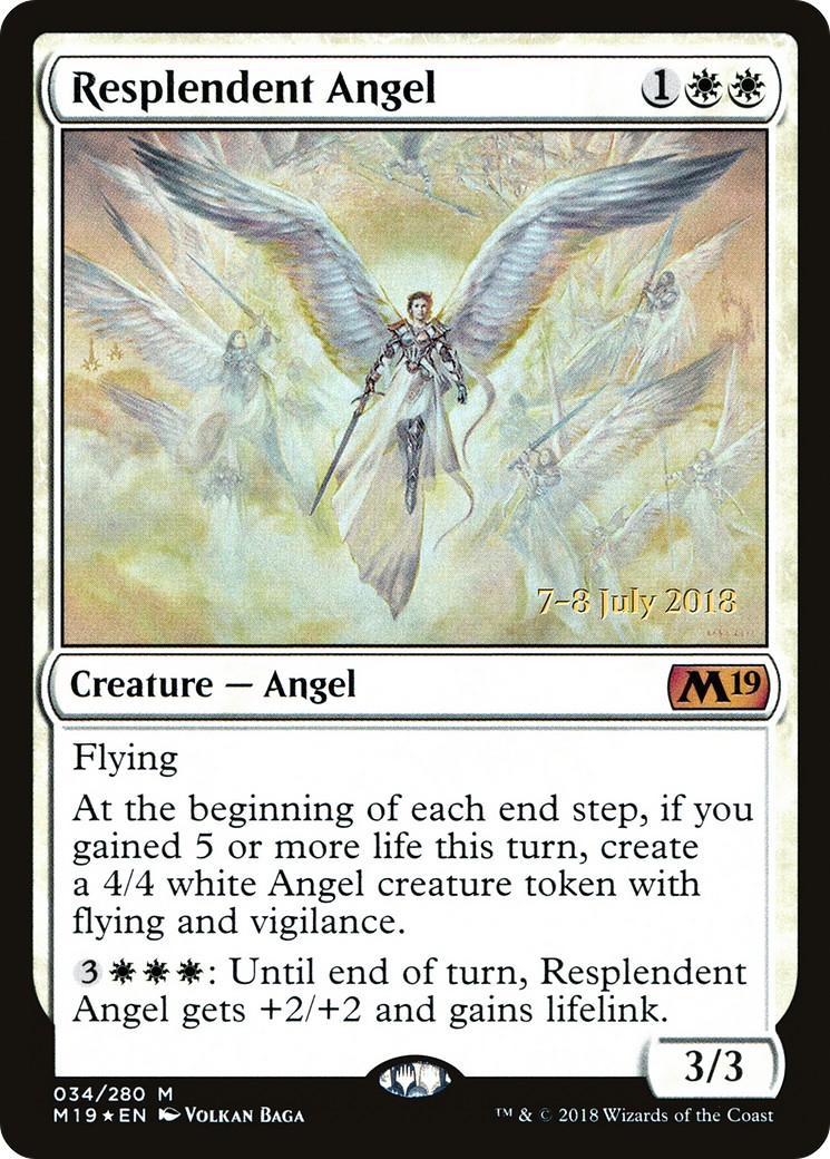 2018 Magic: The Gathering Core Set 2019 Promos 2018 Magic: The Gathering Core Set 2019 Promos #34s trading card