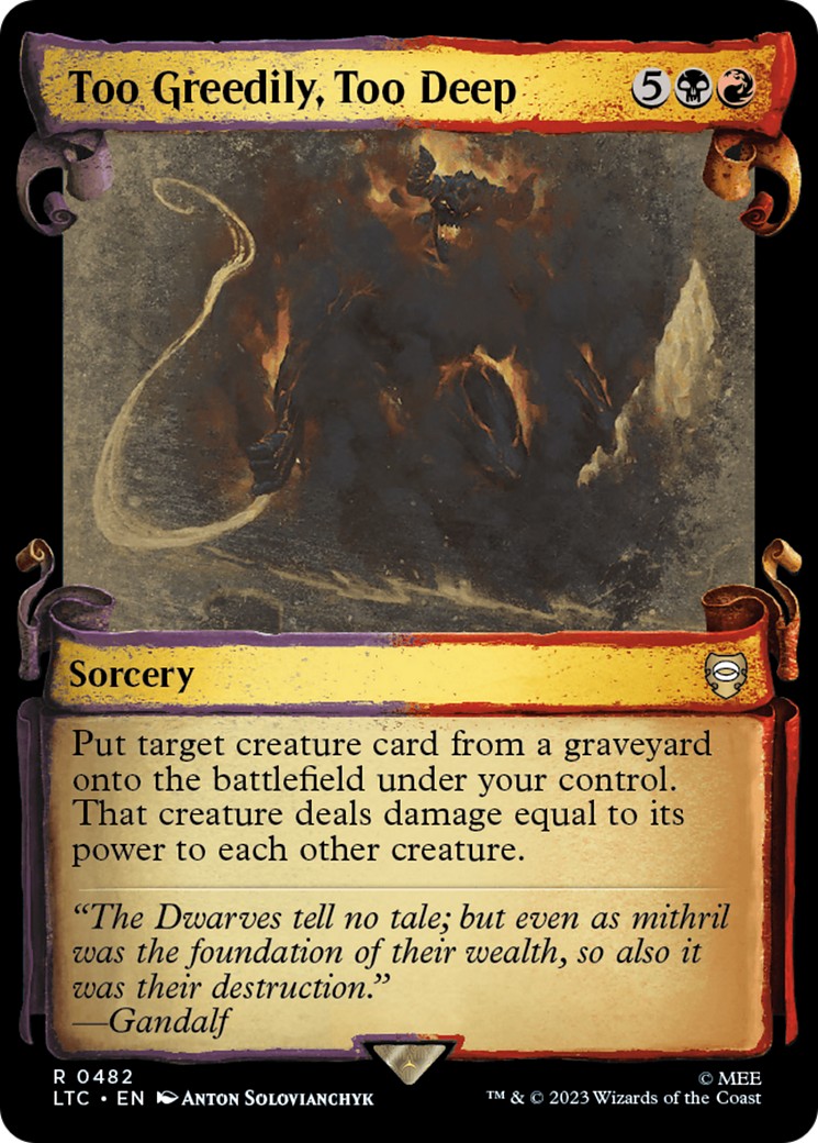 Too Greedily, Too Deep - Image 1