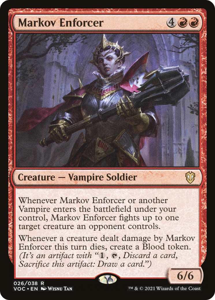2021 Magic: The Gathering Crimson Vow 2021 Magic: The Gathering Crimson Vow #26 trading card