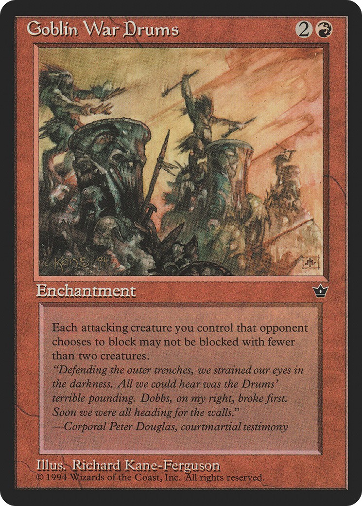 1994 Magic: The Gathering Fallen Empires 1994 Magic: The Gathering Fallen Empires #58b trading card