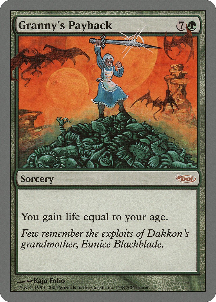 2004 Magic: The Gathering Arena League Granny's Payback #13 trading card
