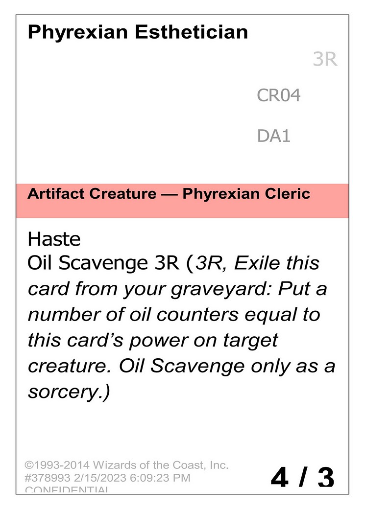 Phyrexian Esthetician - Image 1