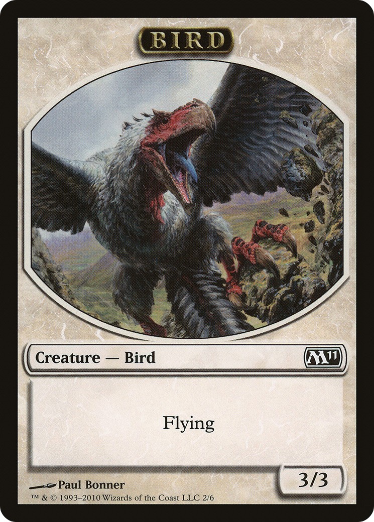 2010 Magic: The Gathering Magic 2011 Tokens Bird #2 trading card