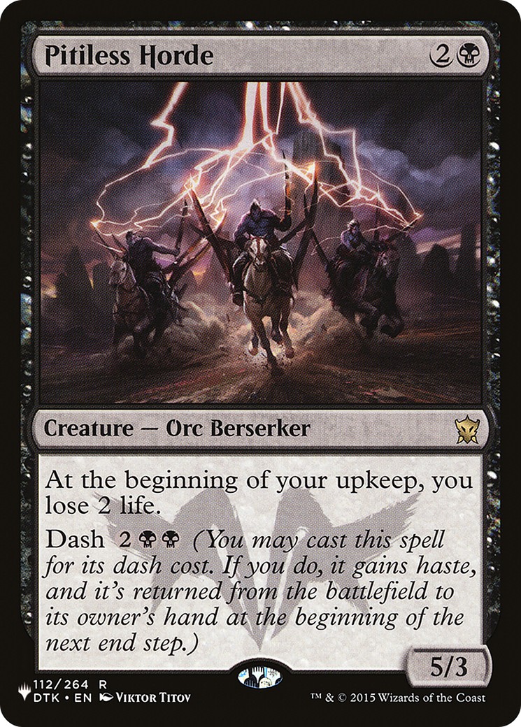2023 Magic: The Gathering The List 2023 Magic: The Gathering The List #DTK-112 trading card