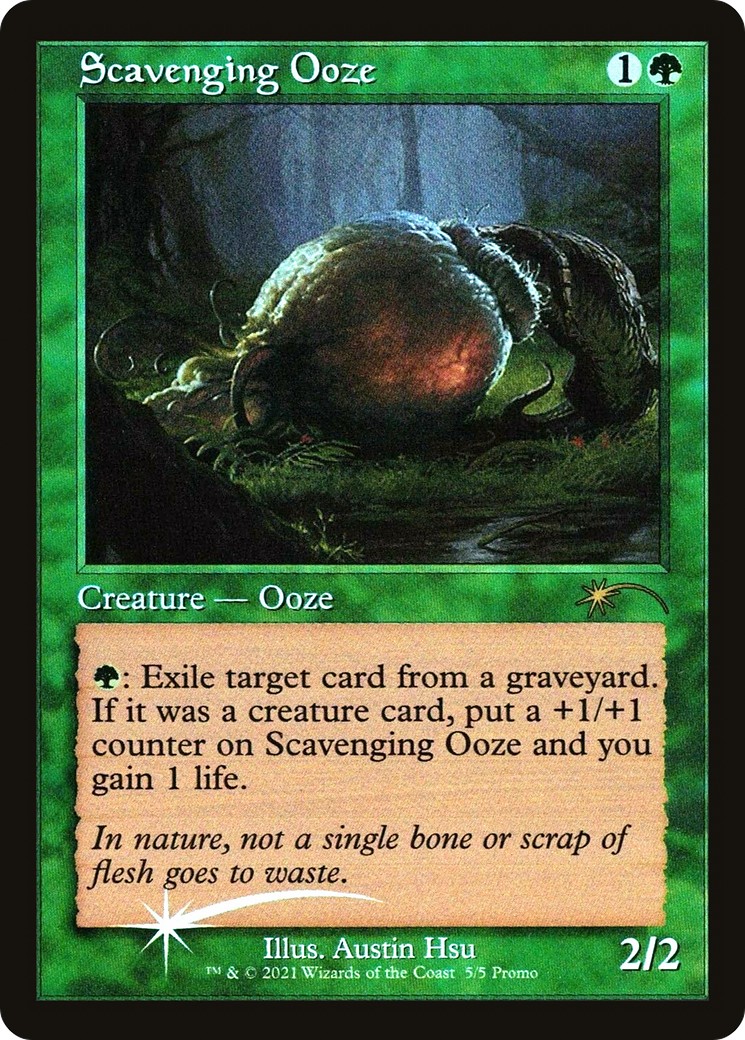 2021 Magic: The Gathering Love Your LGS Scavenging Ooze #5 trading card