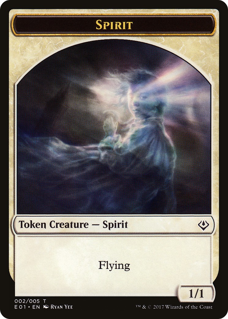 2017 Magic: The Gathering Archenemy: Nicol Bolas Tokens Spirit #2 trading card