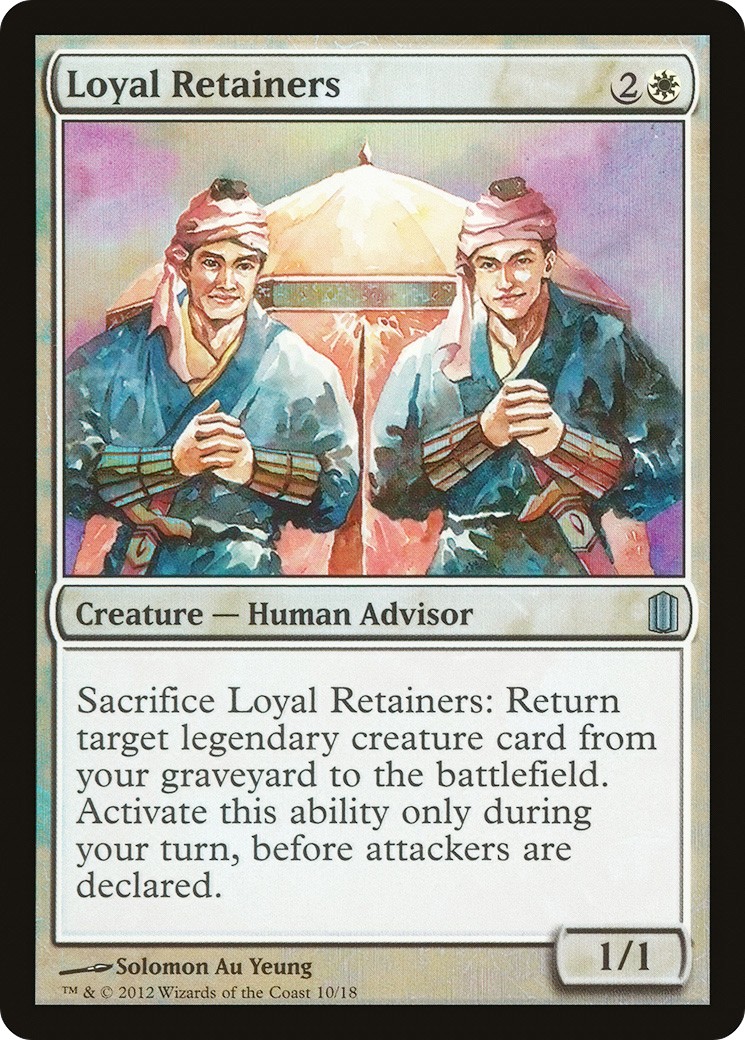 2012 Magic: The Gathering Commander's Arsenal Loyal Retainers #10 trading card