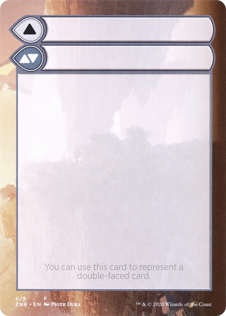 2020 Magic: The Gathering Zendikar Rising Substitute Cards Double-Faced Substitute Card #6 trading card