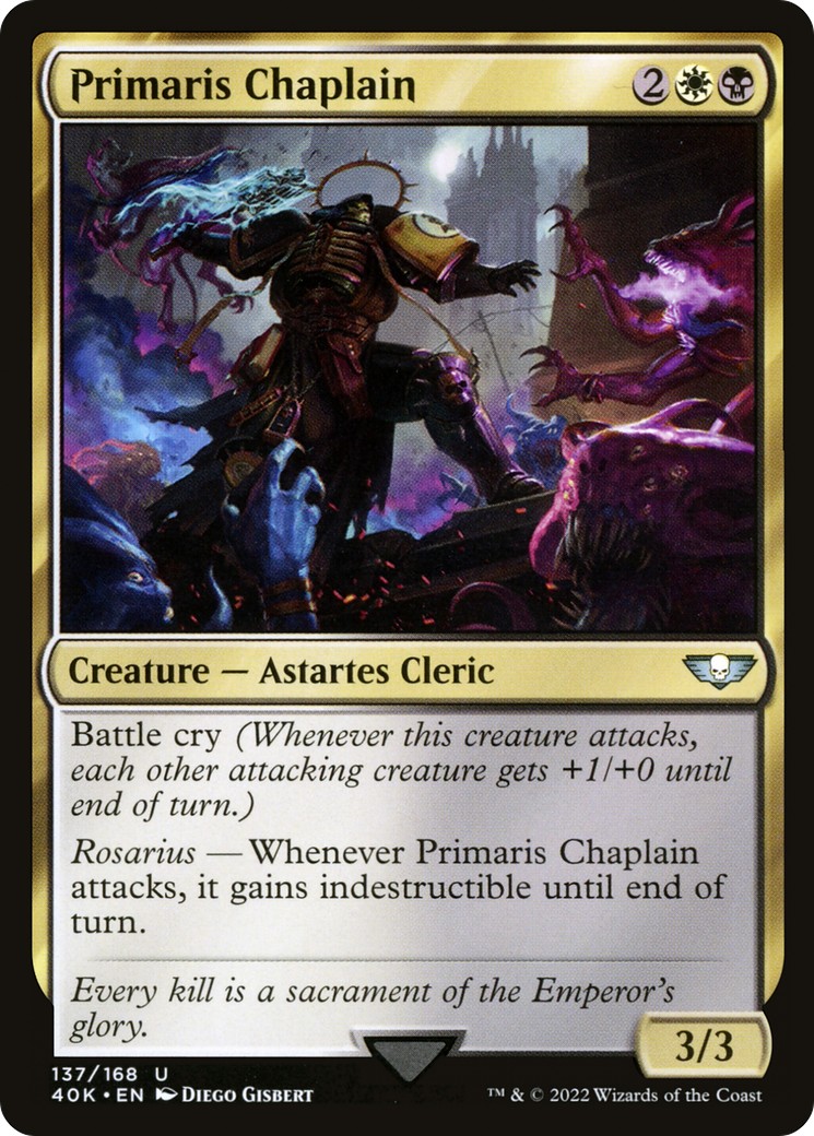 2022 Magic: The Gathering Warhammer 40,000 2022 Magic: The Gathering Warhammer 40,000 #137 trading card