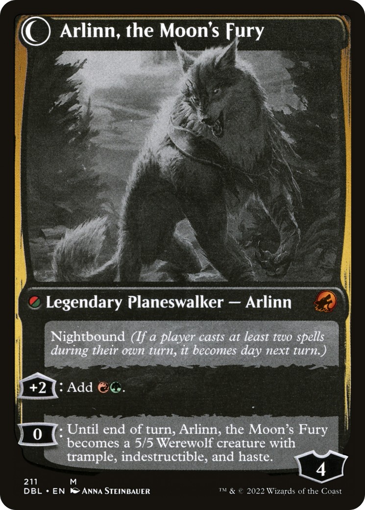 Arlinn, the Pack's Hope // Arlinn, the Moon's Fury thumbnail 2