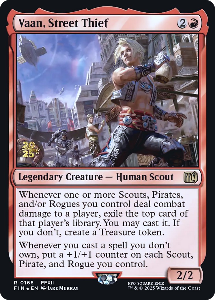 2025 Magic: The Gathering Final Fantasy Promos 2025 Magic: The Gathering Final Fantasy Promos #168s trading card