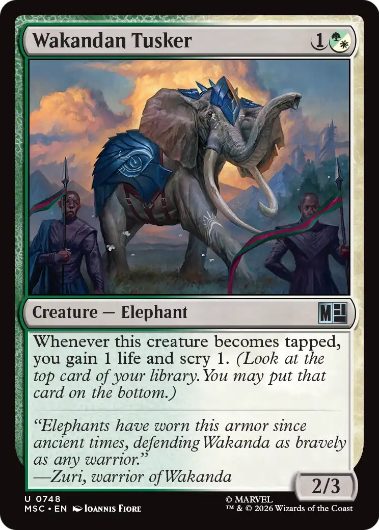 2026 Magic: The Gathering Marvel Super Heroes 2026 Magic: The Gathering Marvel Super Heroes #748 trading card