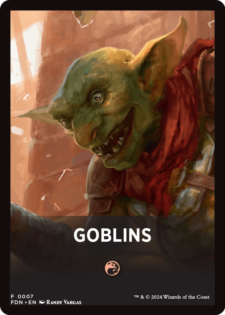 2024 Magic: The Gathering Foundations Front Cards Goblins #7 trading card