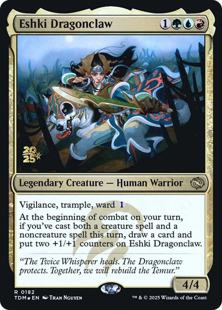 2025 Magic: The Gathering Tarkir: Dragonstorm Promos 2025 Magic: The Gathering Tarkir: Dragonstorm Promos #182s trading card