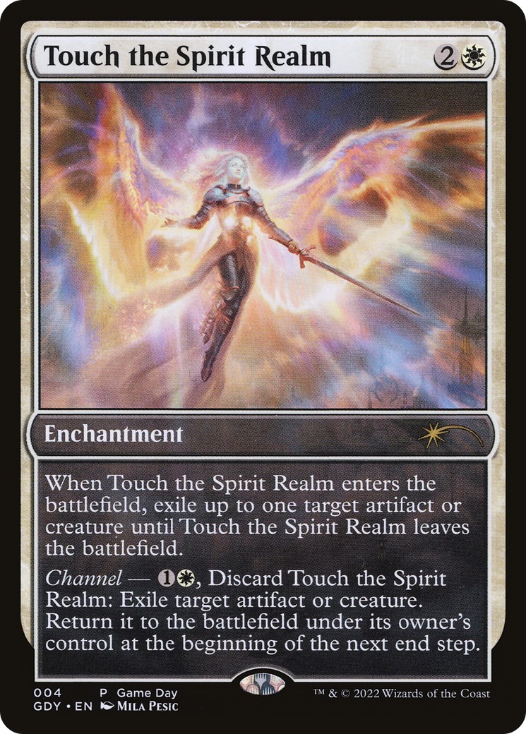 2022 Magic: The Gathering Game Day Promos Touch the Spirit Realm #4 trading card