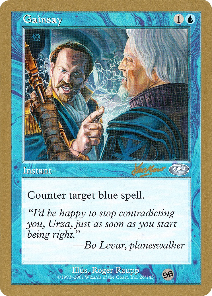 2002 Magic: The Gathering World Championship Decks 2002 Magic: The Gathering World Championship Decks #shh26sb trading card