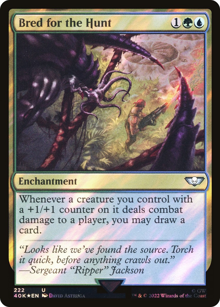 2022 Magic: The Gathering Warhammer 40,000 2022 Magic: The Gathering Warhammer 40,000 #222★ trading card