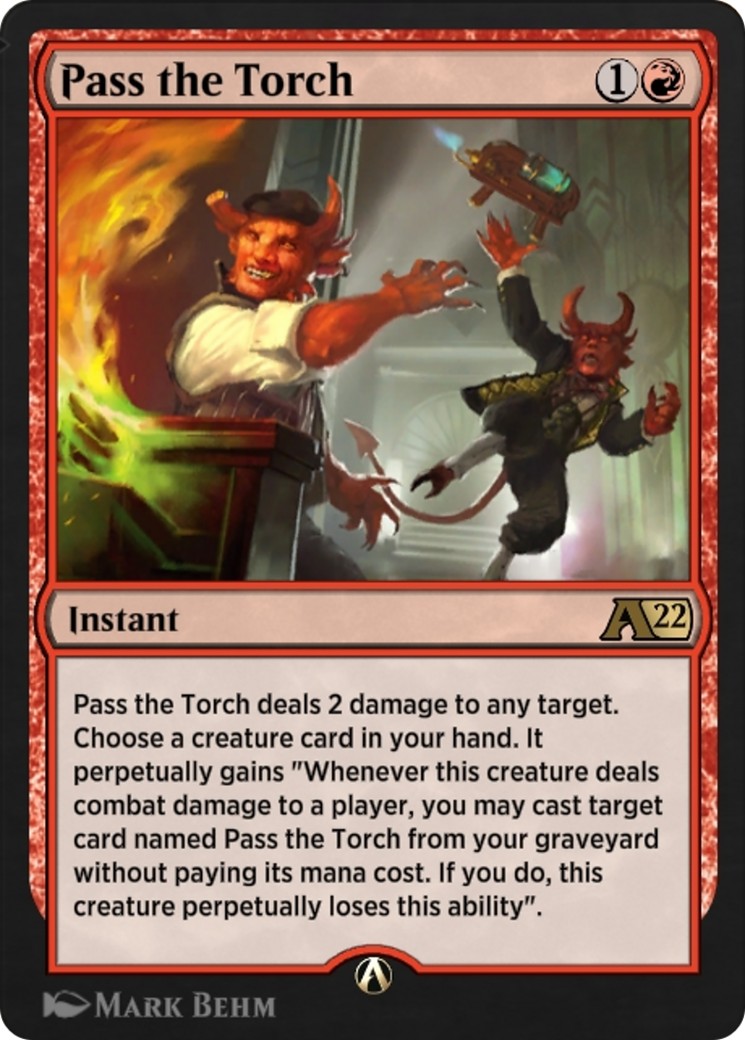 2022 Magic: The Gathering Alchemy: New Capenna Pass the Torch #11 trading card