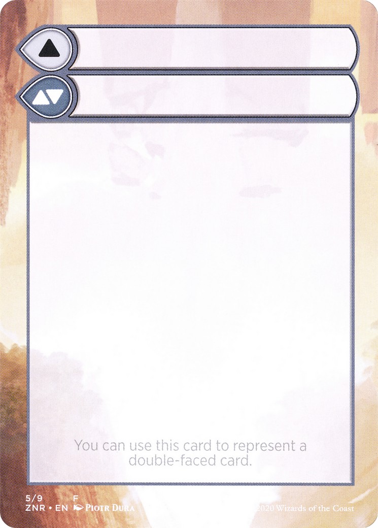 2020 Magic: The Gathering Zendikar Rising Substitute Cards Double-Faced Substitute Card #5 trading card