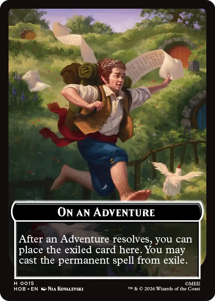 2026 Magic: The Gathering The Hobbit Tokens On an Adventure #15 trading card