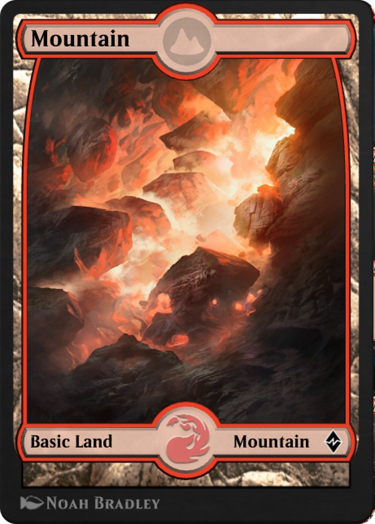 2019 Magic: The Gathering MTG Arena Promos Mountain #204 trading card