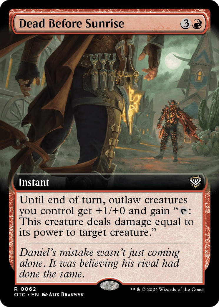 2024 Magic: The Gathering Outlaws of Thunder Junction 2024 Magic: The Gathering Outlaws of Thunder Junction #62 trading card
