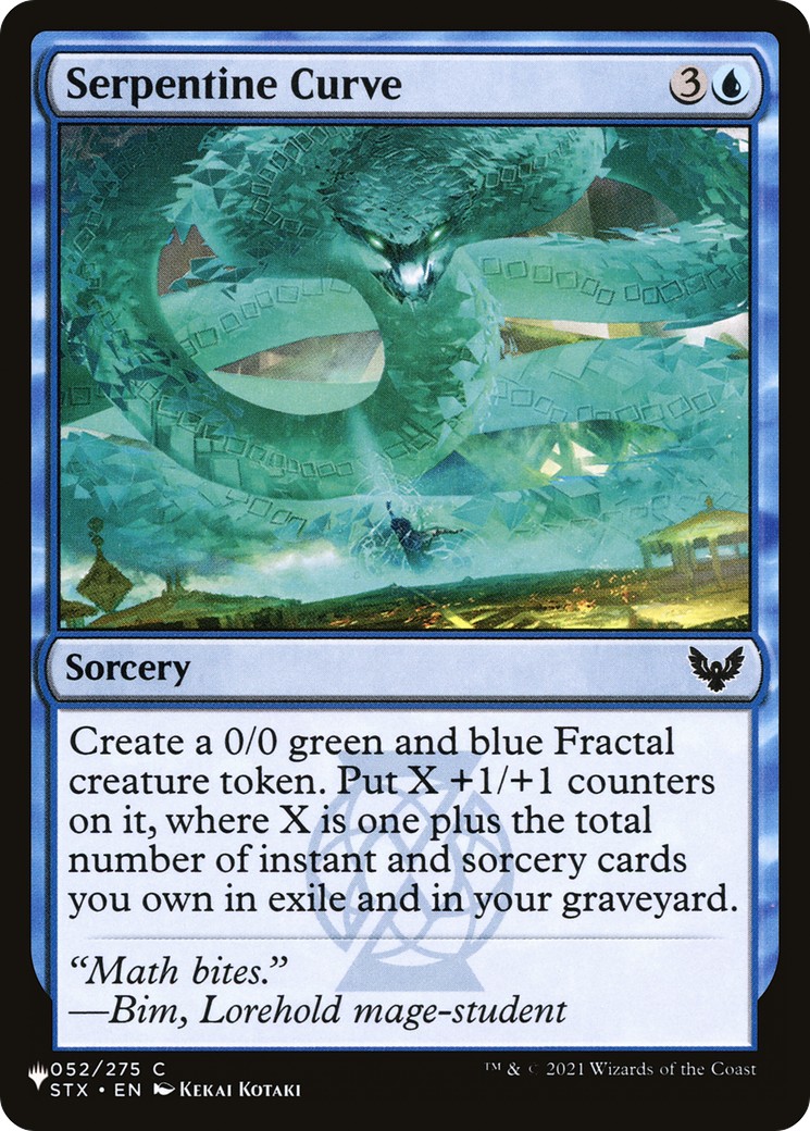 2024 Magic: The Gathering The List 2024 Magic: The Gathering The List #STX-52 trading card