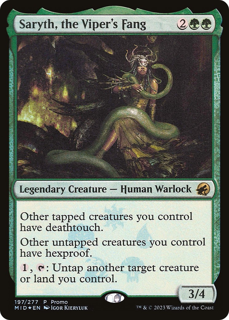2024 Magic: The Gathering Innistrad: Midnight Hunt Promos 2024 Magic: The Gathering Innistrad: Midnight Hunt Promos #197★ tra