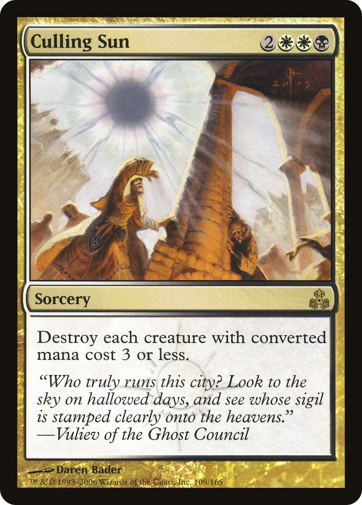 Culling Sun - Image 1