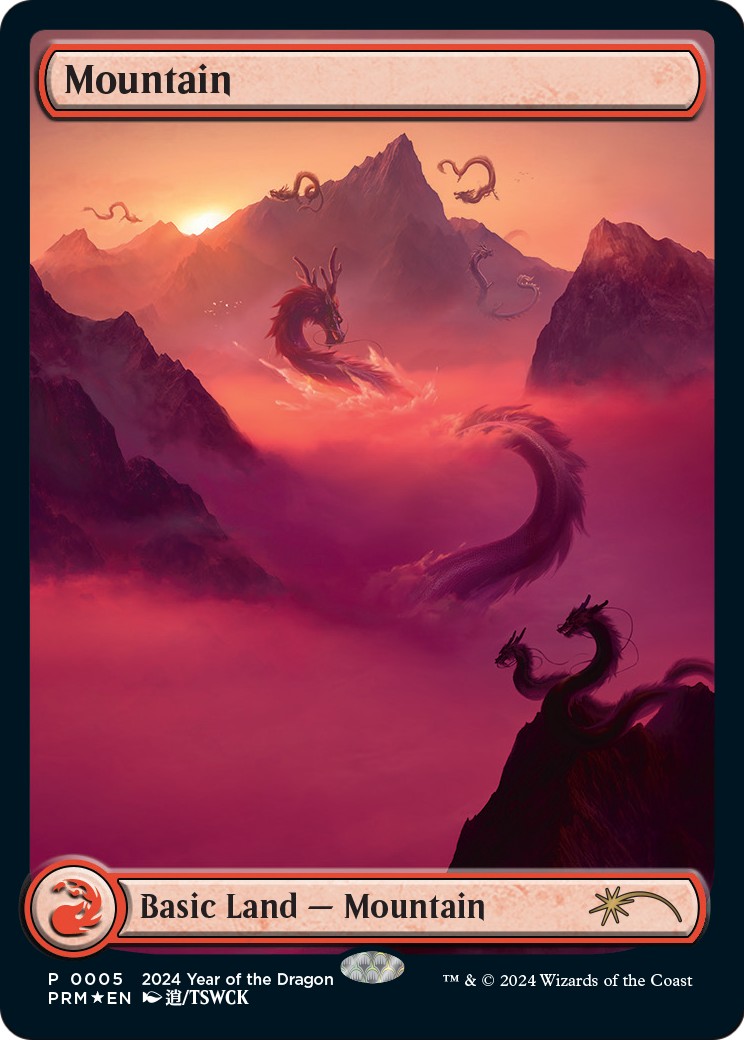 2024 Magic: The Gathering Year of the Dragon Mountain #5 trading card