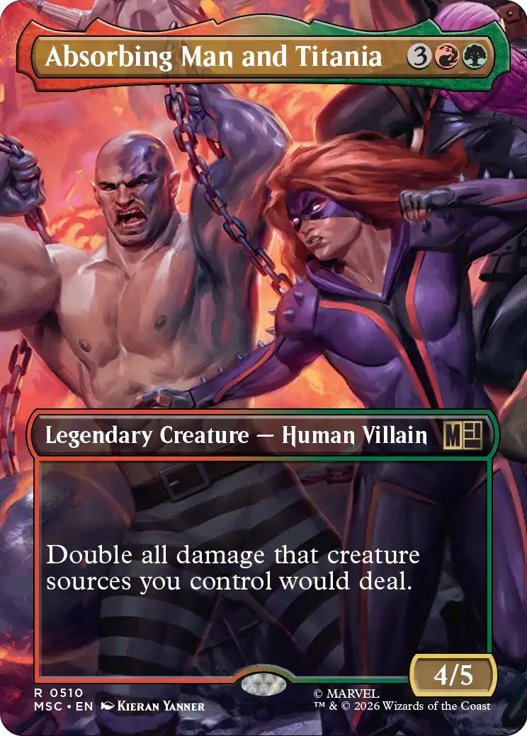2026 Magic: The Gathering Marvel Super Heroes 2026 Magic: The Gathering Marvel Super Heroes #510 trading card