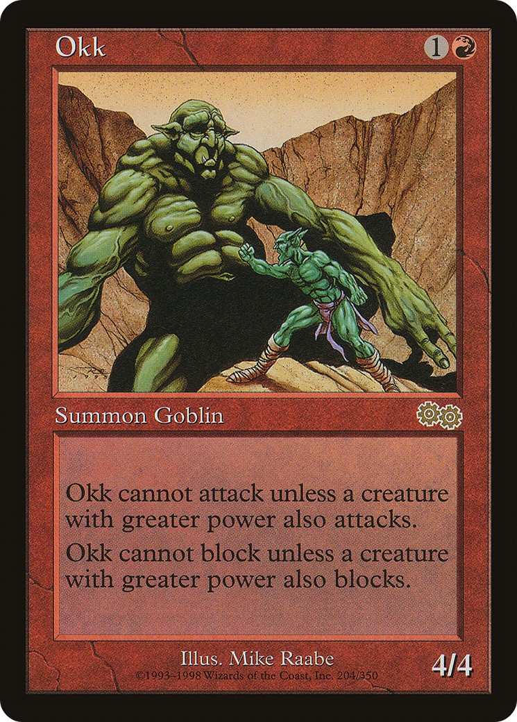 1998 Magic: The Gathering Urza's Saga 1998 Magic: The Gathering Urza's Saga #204 trading card